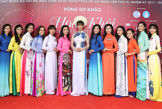 Hoa khôi sinh viên Việt Nam 2017 xuất hiện nhiều gương mặt sáng giá Các thí sinh tham dự vòng sơ khảo tại Cần Thơ