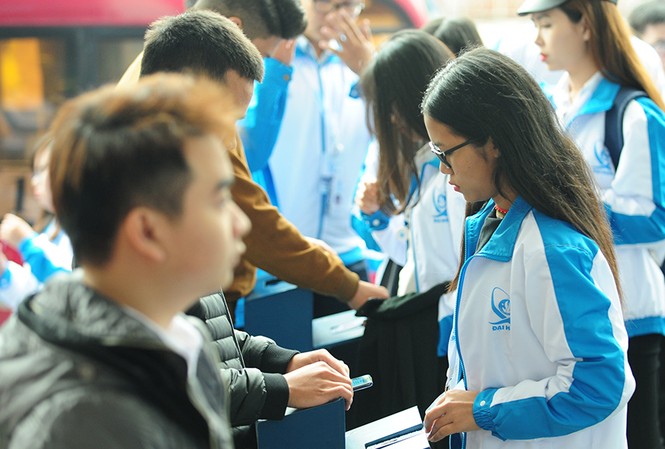 690 đại biểu quét mã vạch vào tham dự Đại hội toàn quốc Hội Sinh viên 690 đại biểu quét mã vạch vào tham dự Đại hội toàn quốc Hội Sinh viên