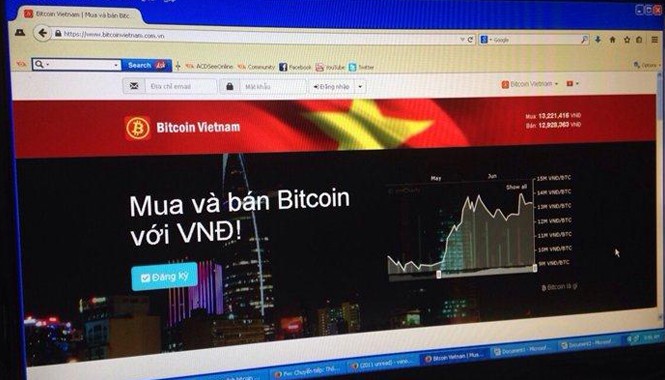 Bitcoin không phải là tiền tệ hợp pháp ở Việt Nam Ảnh chụp giao diện của sàn giao dịch trực tuyến Bitcoin vào sáng 11.7. Nguồn: Internet