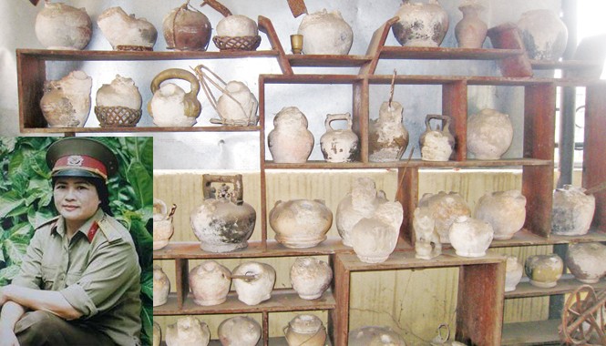 Những ông bình vôi của một nữ quân nhân Bộ sưu tập ông bình vôi của Nguyễn Thị Tiến
