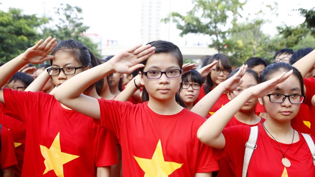 Tinh thần Lý Tự Trọng còn nguyên giá trị Giới trẻ hôm nay giàu ý chí và nhiệt huyết. Ảnh: Như Ý