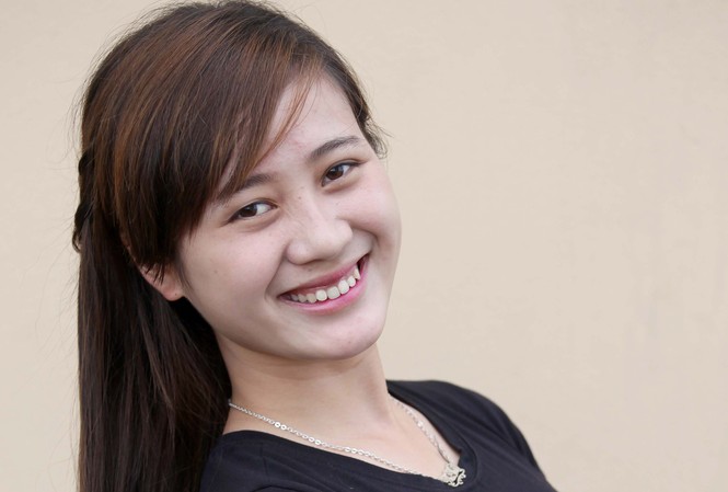 Người đẹp mong ước trở thành chiến sĩ công an Nguyễn Thị Thu Thảo