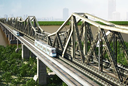 Bộ GTVT đồng ý xếp hạng di tích lịch sử cho cầu Long Biên Để bảo tồn cầu Long Biên, Bộ GTVT có đưa ra một phương án xây dựng cầu đường sắt cạnh cầu Long Biên.Ảnh: Đoàn Loan