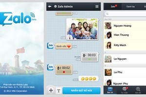 Báo Nhật khen ngợi ứng dụng di động Zalo của Việt Nam Ứng dụng nhắn tin nội địa Zalo đang rất phổ biến với với 12 triệu người dùng