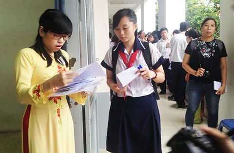 TP.HCM công bố điểm thi lớp 10 vào ngày 4/7 Thi tuyển sinh lớp 10 năm 2014
