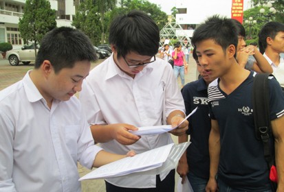 Nhiều đại học hé lộ phương án tuyển sinh riêng Thí sinh trong kỳ thi tuyển sinh ĐH, CĐ năm 2014