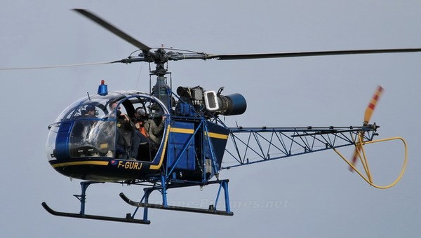 Lại rơi máy bay trực thăng, hai người chết Máy bay Alouette II. .Ảnh minh họa. (Nguồn: airplane-pictures.net)