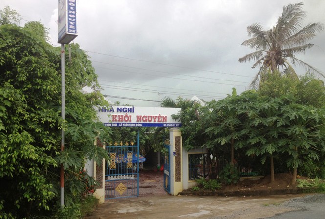 Người đàn ông đột tử khi vào nhà nghỉ với người tình Nhà nghỉ Khôi Nguyên nơi xảy ra vụ việc. Ảnh: Song Tiến
