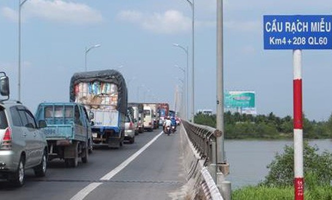 Bắt đầu 10 ngày kiểm tra trạm thu phí BOT cầu Rạch Miễu Bắt đầu 10 ngày kiểm tra trạm thu phí BOT cầu Rạch Miễu
