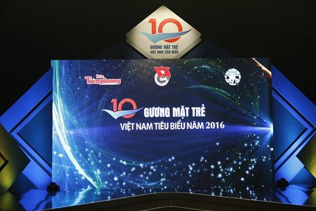 Danh sách 10 Gương mặt trẻ Việt Nam tiêu biểu năm 2016 Danh sách 10 Gương mặt trẻ Việt Nam tiêu biểu năm 2016