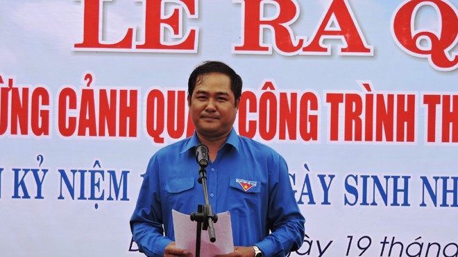 Đắk Lắk: Tuổi trẻ trồng rừng kỷ niệm sinh nhật Bác Anh Y Nhuân Byă-Bí thư Tỉnh đoàn phát biểu tại buổi lễ