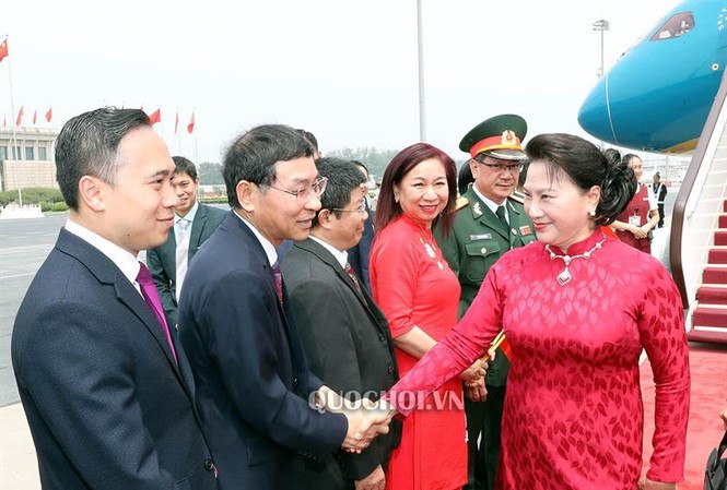 Chủ tịch Quốc hội Nguyễn Thị Kim Ngân đến thủ đô Bắc Kinh, Trung Quốc Chủ tịch Quốc hội Nguyễn Thị Kim Ngân và Đoàn đại biểu cấp cao Quốc hội Việt Nam đến Thủ đô Bắc Kinh, Trung Quốc