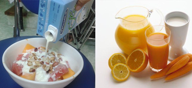 Có nên trộn sữa bột vào sinh tố, cháo cho trẻ ăn không? Sữa cùng sinh tố hay nước ép trái cây không nên dùng kết hợp cho bé