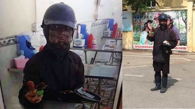 Giáo viên, học sinh lo lắng về ăn mày mặt đen cầm đầu gà gây náo loạn Sự xuất hiện của "ma giáo" mặt đen trên địa bàn Hà Nội