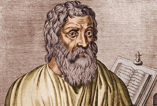 1001 thắc mắc: Bác sĩ đầu tiên của y học hiện đại trên thế giới là ai? Chân dung Hippocrates được vẽ lại luôn có hình ảnh cái trán nhăn lại, thể hiện sự trăn trở, luôn suy nghĩ về y khoa, sức khỏe con người của ông. Ảnh: Verywell.