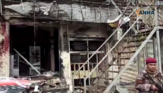 Đánh bom liều chết ở Syria, 4 binh sỹ Mỹ thiệt mạng Hiện trường vụ nổ tại Syria.