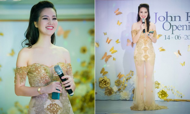 Á hậu Thụy Vân khoe chân thon sexy với váy xuyên thấu Á hậu Thụy Vân khoe chân thon sexy với váy xuyên thấu