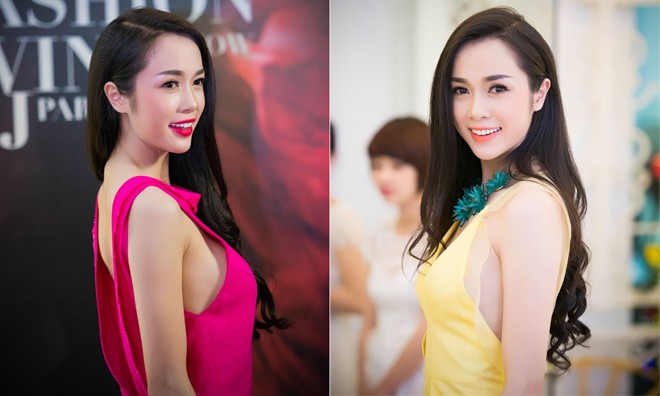 Vũ Ngọc Anh thay váy áo chớp nhoáng chạy show event Vũ Ngọc Anh thay váy áo chớp nhoáng chạy show event