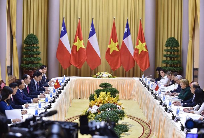 Chile giúp Việt Nam chăm sóc trẻ em nhiễm chất độc da cam Ảnh: Như Ý