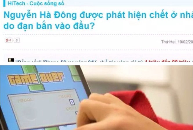 Tác giả Flappy Bird tự tử: Tin nhảm nhí, vô đạo đức Tác giả Flappy Bird tự tử: Tin nhảm nhí, vô đạo đức