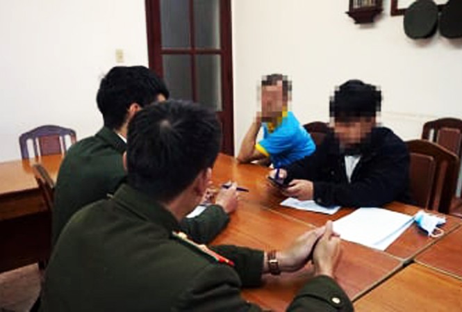 6 học sinh làm giả phiếu xét nghiệm nhiễm virus corona tung lên mạng Các học sinh bị cơ quan công an triệu tập