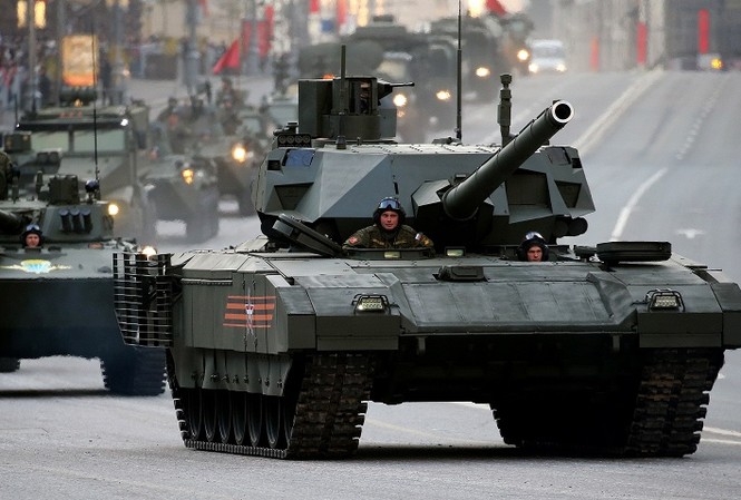 Nga tiết lộ lớp giáp bảo vệ siêu tăng T-14 Armata Nga tiết lộ lớp giáp bảo vệ siêu tăng T-14 Armata
