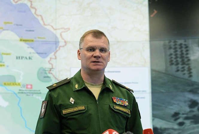 Nga chỉ đích danh ‘NATO gia tăng căng thẳng ở Syria’ Thiếu tướng Igor Konashenkov. Ảnh: Sputnik