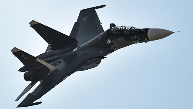 Nga - Trung thống nhất cấu hình siêu tiêm kích Su-35 Tiêm kích đa năng Su-35. Ảnh: Bộ Quốc phòng Nga.