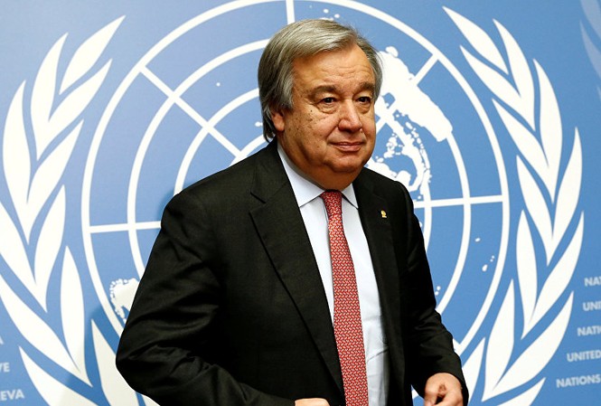 Tân Tổng thư ký LHQ Guterres: ‘Nga và Mỹ cần xích lại gần nhau’ Tân Tổng Thư ký Liên Hợp Quốc Antonio Guterres cho rằng, Nga và Mỹ cần sớm xích lại gần nhau. Ảnh: AP