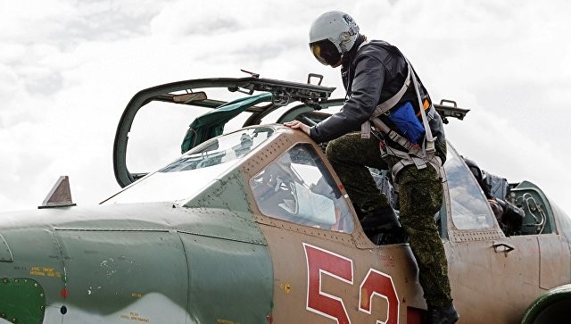 Nga thử nghiệm cường kích Su-25M3 hiện đại hóa Ảnh: RIA Novosti