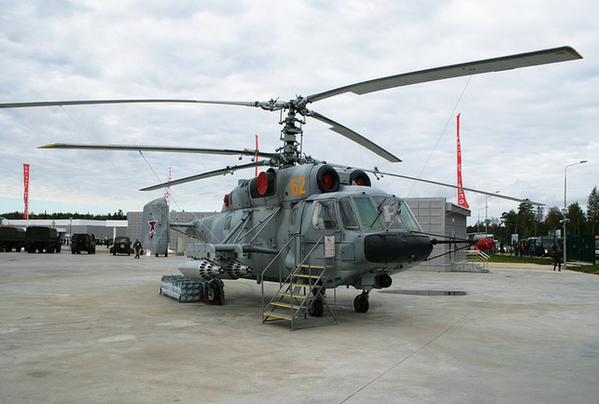 Lộ thời điểm trực thăng Ka-29 gia nhập Hạm đội Thái Bình Dương Trực thăng Ka-29. Ảnh: Tass
