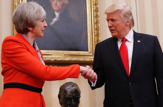THẾ GIỚI 24H: Ông Trump khẳng định quan hệ đồng minh với Anh Ảnh: AP