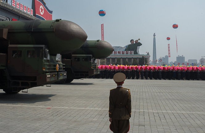 Nga cảnh báo thảm hoạ nếu giải quyết vấn đề Triều Tiên bằng quân sự Ảnh: KCNA