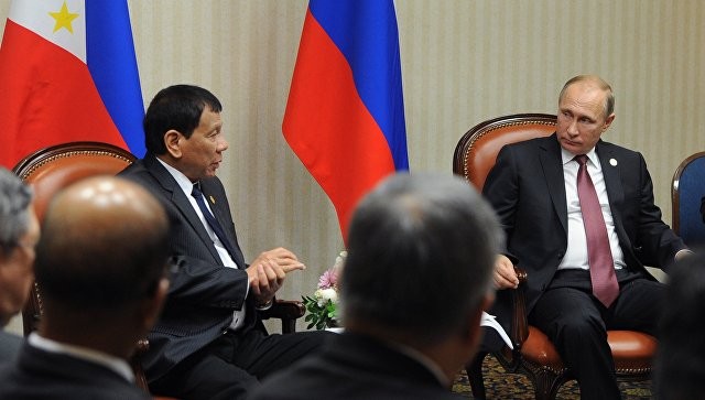 Ông Duterte nói Philippines ‘cần vũ khí’ trong chuyến thăm Nga Ảnh: RIA Novosti