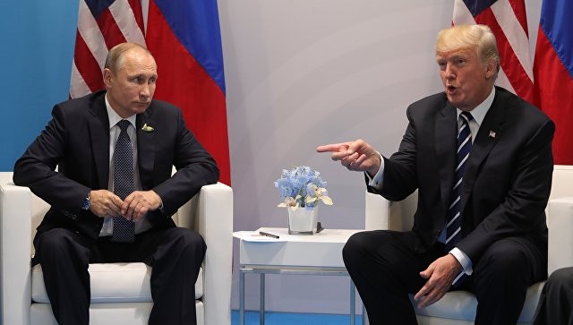 Trump tiết lộ cuộc nói chuyện với Putin tại bữa tiệc G20 Ảnh: RIA Novoti