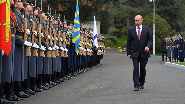 Tổng thống Putin nói về tham vọng vũ khí Nga Ảnh: RIA Novosti