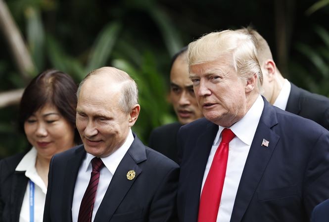 Đằng sau việc ông Trump chúc mừng ông Putin tái cử Tổng thống Ảnh: TTXVN