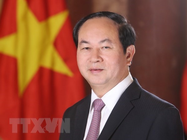 Chủ tịch nước và Phu nhân sẽ thăm cấp Nhà nước tới Nhật Bản Chủ tịch nước Trần Đại Quang. (Ảnh: TTXVN)
