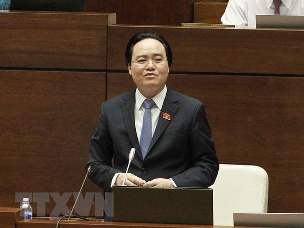 Bộ trưởng Phùng Xuân Nhạ nói về bê bối điểm thi ở Hà Giang và Sơn La Bộ trưởng Bộ Giáo dục và Đào tạo Phùng Xuân Nhạ. (Ảnh: Văn Điệp/TTXVN)
