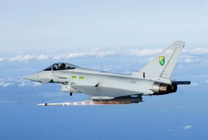 Lý do Estonia không thể theo dõi tên lửa phóng từ Eurofighter Typhoon Ảnh: Sputnik