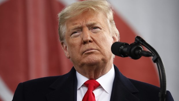 Tổng thống Mỹ chính thức công bố Kế hoạch Hòa bình Trung Đông Tổng thống Mỹ Donald Trump. Ảnh: EPA-EFE