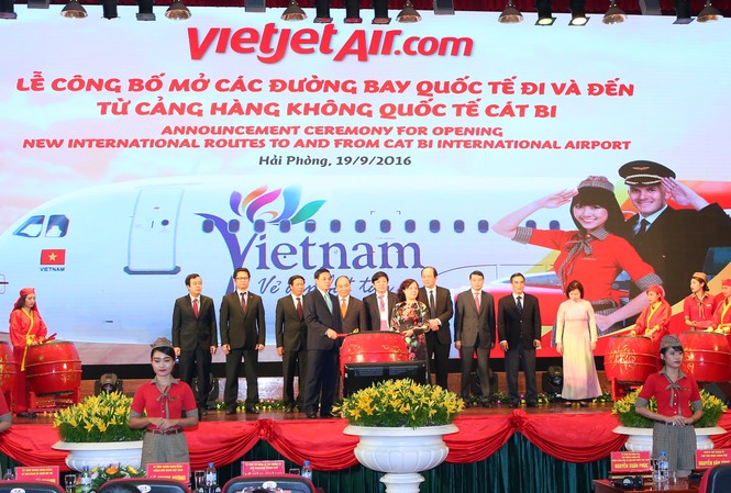 Vietjet công bố hai đường bay quốc tế đi/đến Hải Phòng Vietjet công bố hai đường bay quốc tế đi/đến Hải Phòng