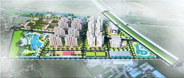 Tập đoàn Tiến Bộ mở rộng đầu tư bất động sản tại Bắc Giang Phối cảnh Dự án Nhà ở xã hội Đất Vượng - Phượng Hoàng, xã Nội Hoàng, huyện Yên Dũng, tỉnh Bắc Giang