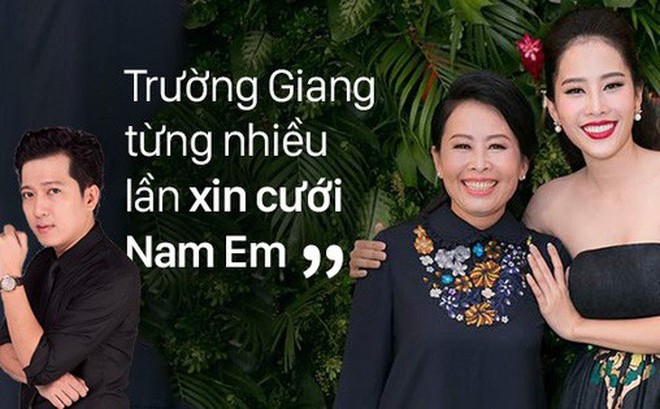 Mẹ Nam Em: Trường Giang suốt ngày nói yêu thương Nam Em hết mình Mẹ Nam Em: Trường Giang suốt ngày nói yêu thương Nam Em hết mình