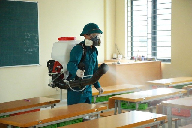 Hải Phòng cho học sinh các cấp nghỉ học 3 ngày để khử khuẩn trường học Hải Phòng cho học sinh các cấp nghỉ học 3 ngày để khử khuẩn trường học