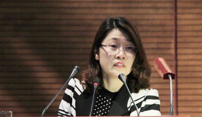 Xác minh đơn khiếu nại, tố cáo người ứng cử ĐBQH Bà Phạm Thu Hương, Phó trưởng Ban Dân chủ pháp luật, Ủy ban T.Ư Mặt trận Tổ quốc. Ảnh: Trường Phong.