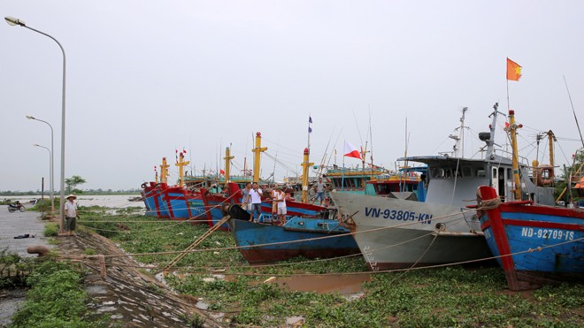 Bão giật cấp 12-14, không được lơ là Bão giật cấp 12-14, không được lơ là