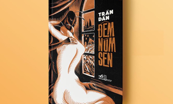 Cuốn sách lớn nhất của Trần Dần Bìa “Đêm núm sen”.