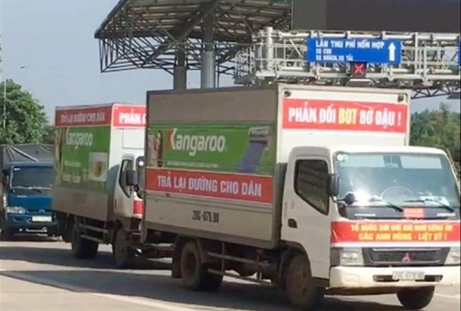 Chúng tôi từng kiến nghị nhiều giải pháp nhưng bị bác Chủ xe ô tô phản đối BOT Bờ Dậu (Thái Nguyên) vì cho rằng, đường làm ở một nơi nhưng thu phí một nẻo. Ảnh: Trọng Đảng.