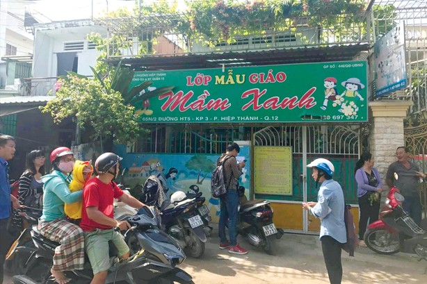 Bảo vệ trẻ em: Lắm mối, đổ lỗi cho nhau? Cơ sở mầm non Mầm Xanh nơi xảy ra bạo hành trẻ em.